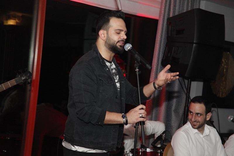 Charbel Khalil and the band at Burj on Bay 